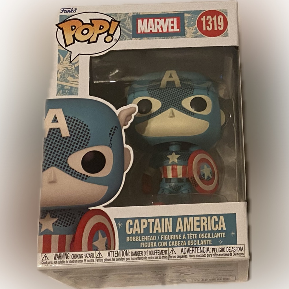 FUNKO POP MARVEL 100 RETRO CAPTAIN AMERICA